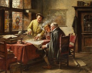 Nederlandse handelaren door Fritz Wagner
